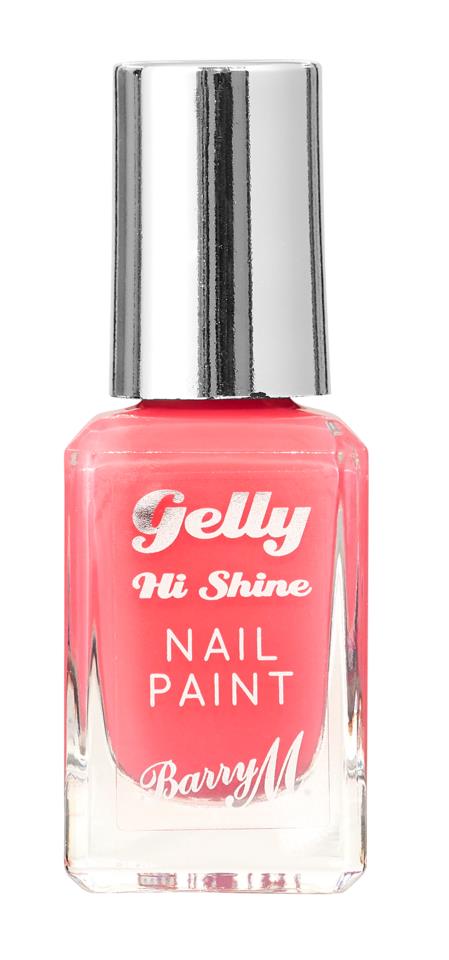 Barry M Gelly Hi Shine Nail Paint Pink Grapefruit