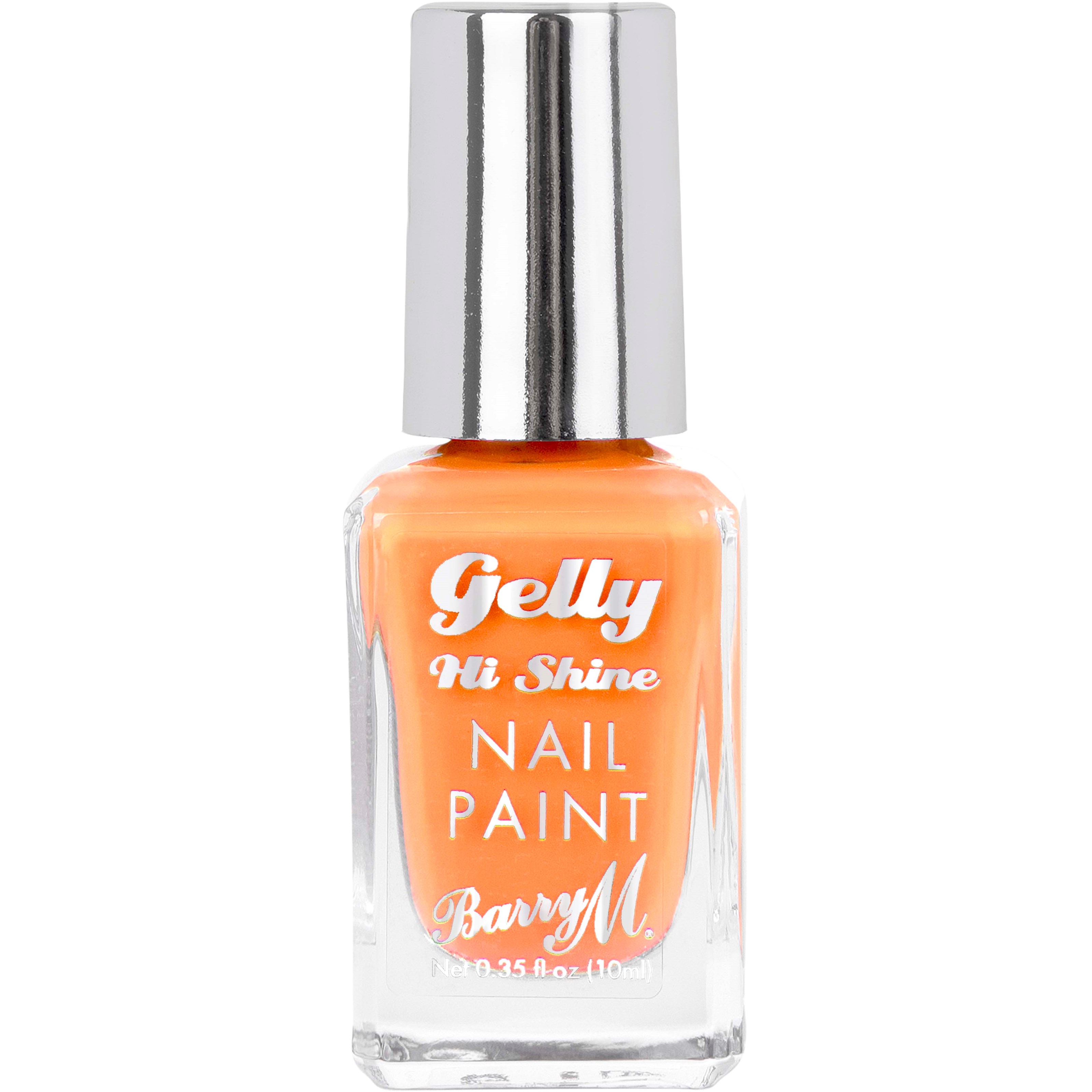 Läs mer om Barry M Gelly Hi Shine Nail Paint Pumpkin