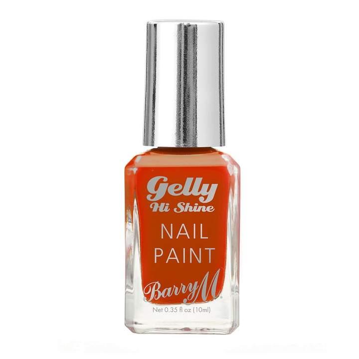 Barry M Gelly Hi Shine Nail Paint Spicy Mango 10ml