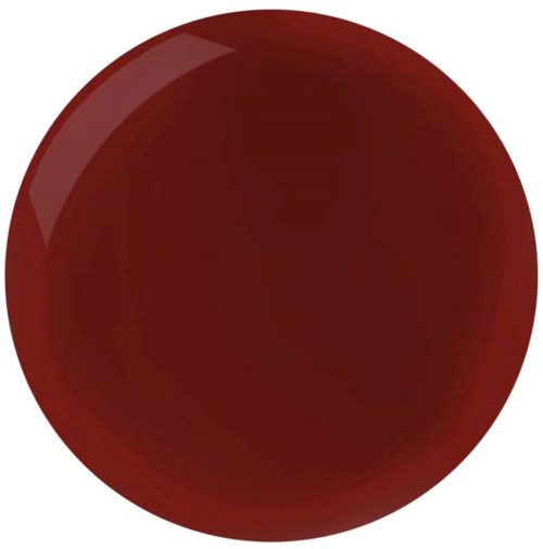 A large, shiny, dark red sphere with a reflective surface.