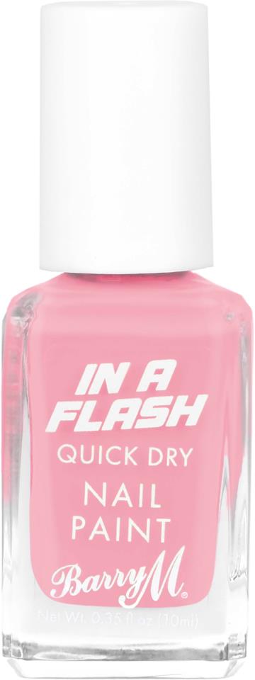 Barry M In A Flash Quick Dry Nail Paint Breezy Blush 10 ml