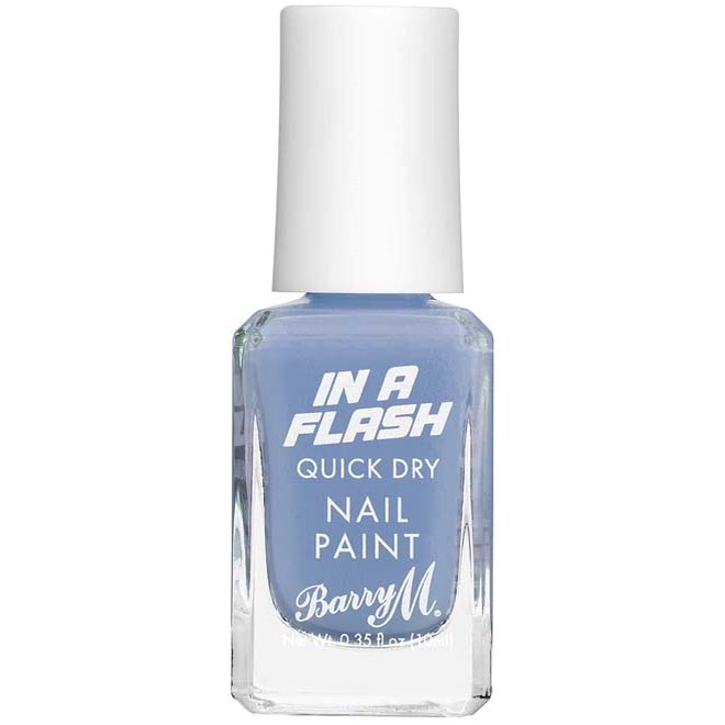 Läs mer om Barry M In A Flash Quick Dry Nail Paint Brisk Blue