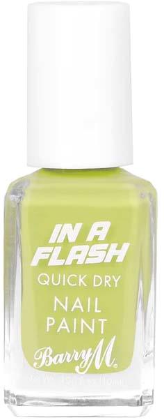 Barry M In A Flash Quick Dry Nail Paint Lightspeed Lime 10 m