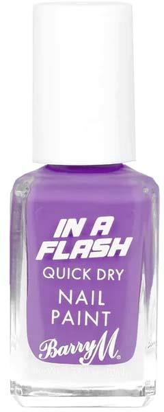 Barry M In A Flash Quick Dry Nail Paint Patient Purple 10 ml