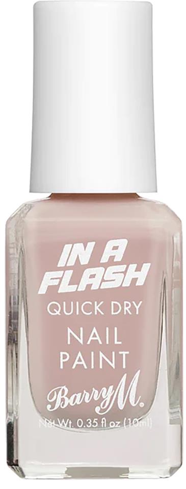 Barry M In A Flash Quick Dry Nail Paint Pink Pace 10ml