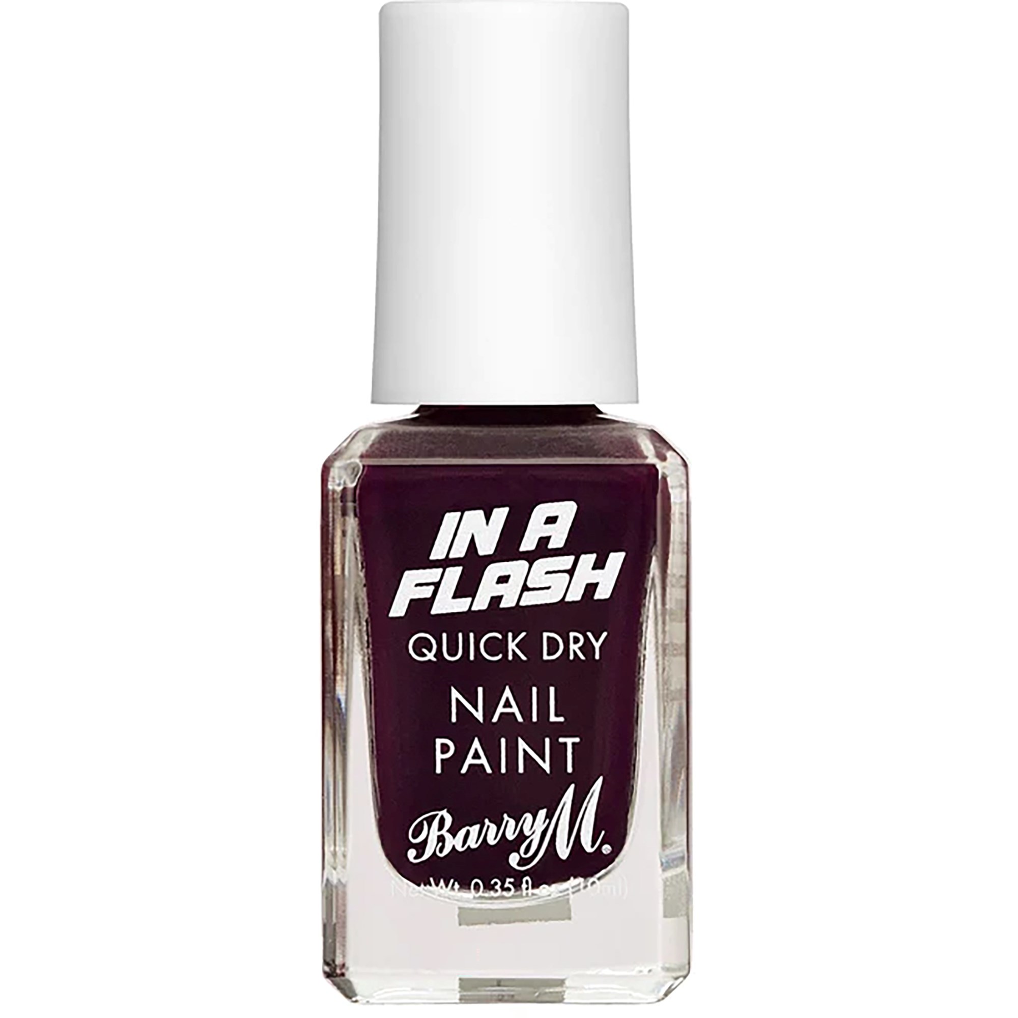 Läs mer om Barry M In A Flash Quick Dry Nail Paint Power Purple