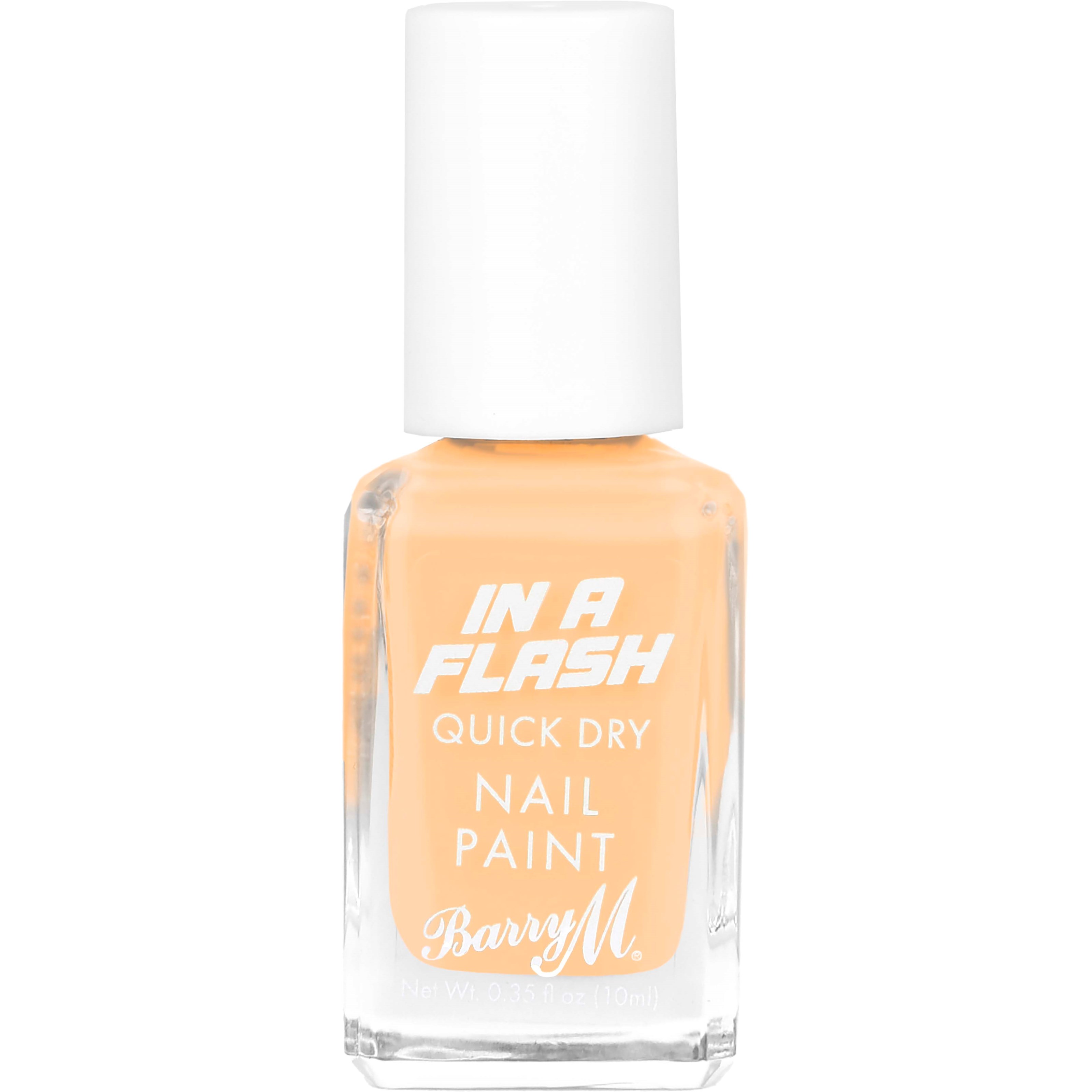Läs mer om Barry M In A Flash Quick Dry Nail Paint Punchy Peach