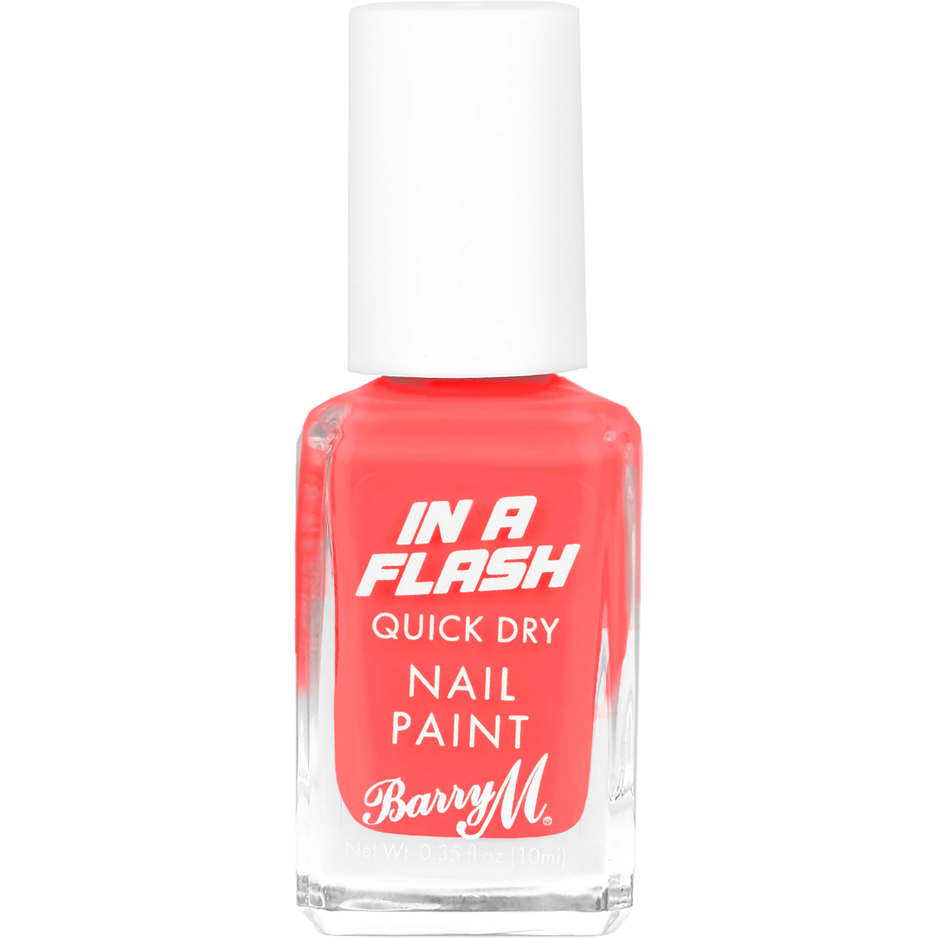 Läs mer om Barry M In A Flash Quick Dry Nail Paint Rocket Red