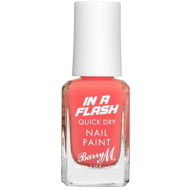Barry M In A Flash Quick Dry Nail Paint Snappy Red