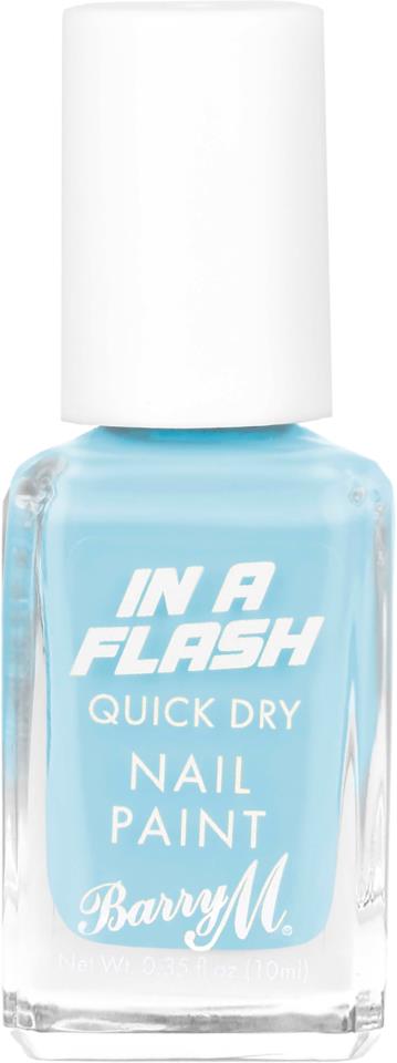 Barry M In A Flash Quick Dry Nail Paint Speedy Sky Blue 10 ml