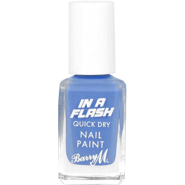 Läs mer om Barry M In A Flash Quick Dry Nail Paint Turquoise Thrill