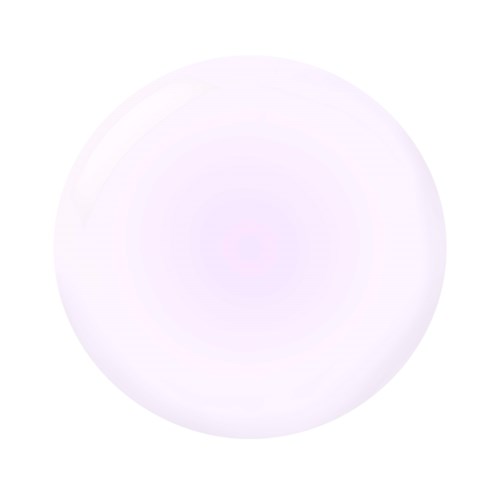 Pehmeä hehkuva ympyrä, jossa on valkoinen valo ja hentoja violette sävyjä, ei selkeitä esineitä näkyvissä.
