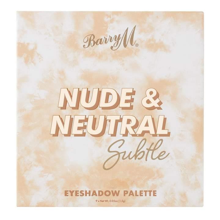 Barry M Nude & Neutral Eyeshadow Palette Light/Medium 18g