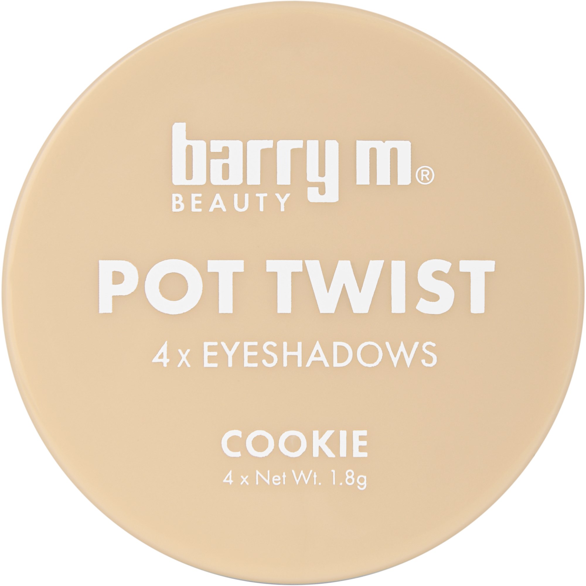 Barry M Pot Twist 4x Eyeshadows Cookie 7,2 g (obrázok 3)