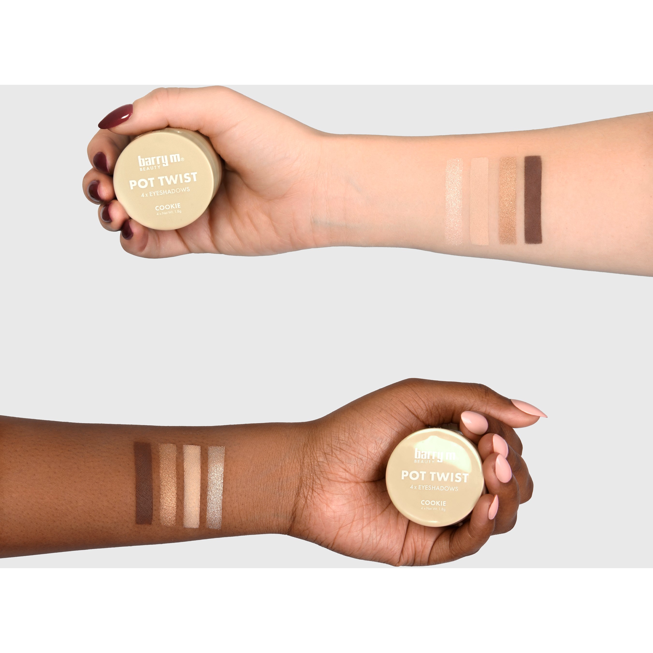 Barry M Pot Twist 4x Eyeshadows Cookie 7,2 g (obrázok 5)