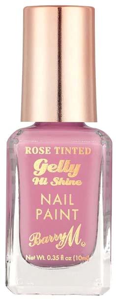 Barry M Rose Tinted Gelly Hi Shine Nail Paint Blushed 10 ml