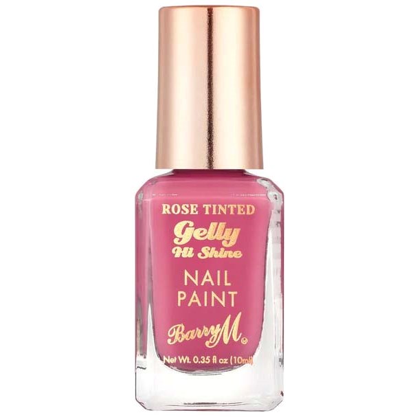 Läs mer om Barry M Rose Tinted Gelly Hi Shine Nail Paint Crushed