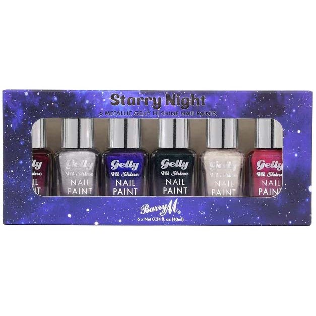 Läs mer om Barry M Starry Night Nail Paint Giftset