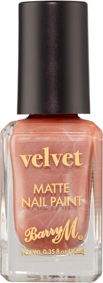 Barry M Velvet Nail Paint Plush Blush 