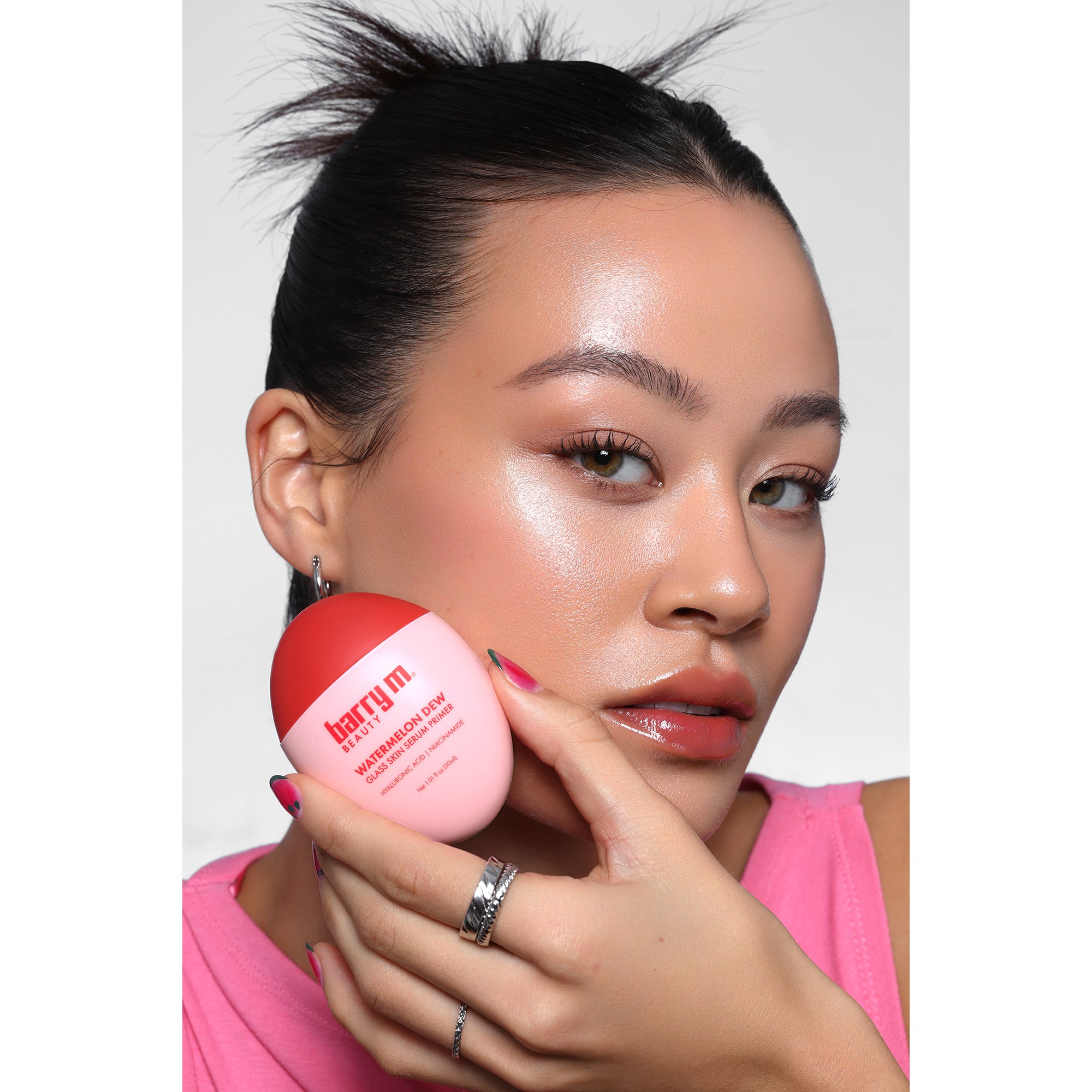 Barry M Watermelon Dew Glass Skin Serum Primer Clear 30 ml (obrázok 6)