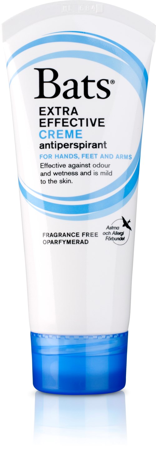 Bats Extra Effective Crème Antiperspirant Unperfumed 60 ml