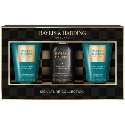 Baylis & Harding Black Pepper & Ginseng Men's Luxury Mini Trio Gift Set från Baylis & Harding