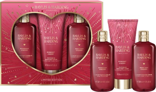 Baylis & Harding Midnight Cherry Luxury Body Trio Gift Set | lyko.com