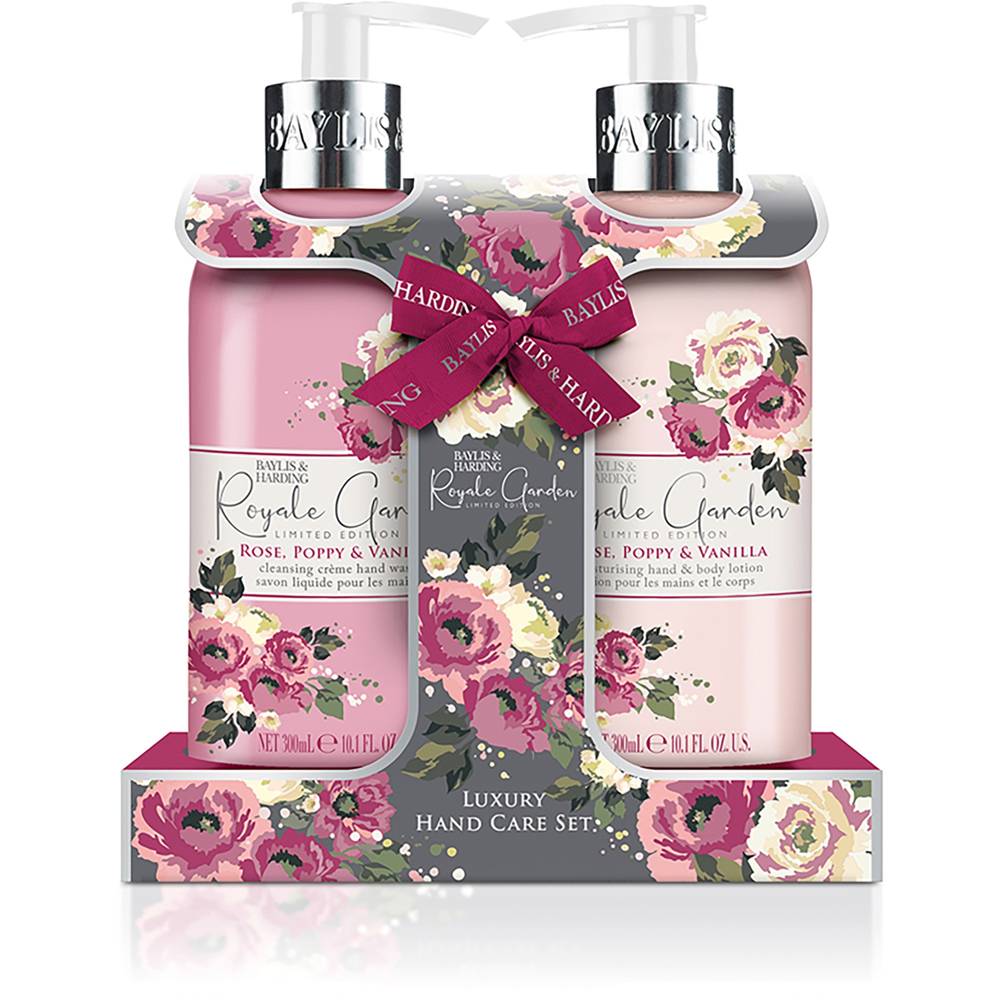 Baylis & Harding Royale Garden Rose, Poppy & Vanilla 2 Bottle Set