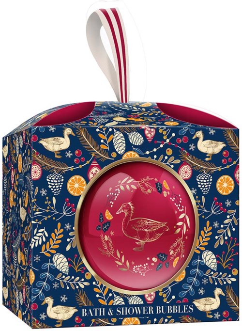 Baylis & Harding The Fuzzy Duck Winter Wonderland Festive Cranberry Fragranced Bath & Shower Bubbles 250 ml