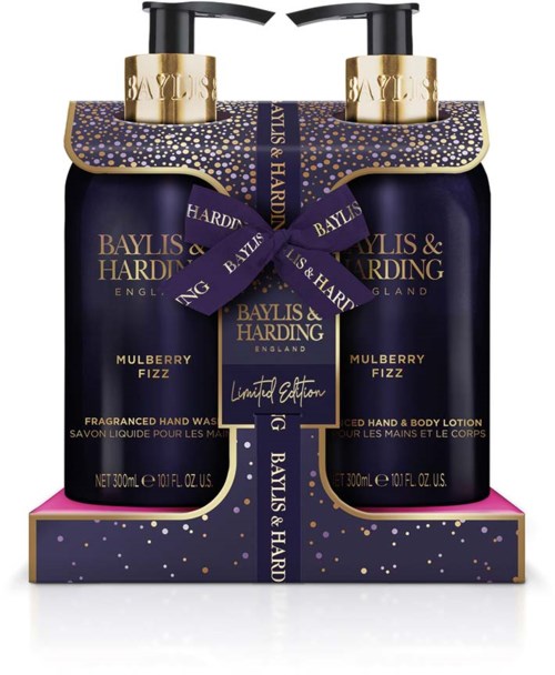 Baylis & Harding Mulberry Fizz 2 Bottle Set 600 ml