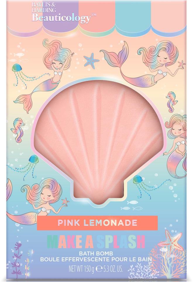 Baylis & Harding Beauticology Mermaid Pink Lemonade Bath Fizzer 150 g