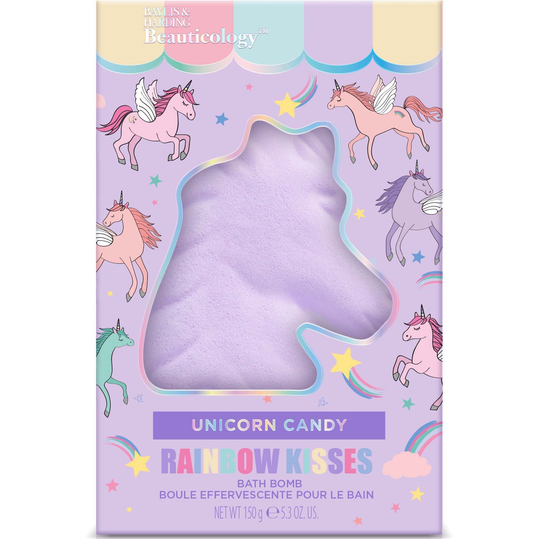 Bilde av Baylis & Harding Beauticology Unicorn Candy Bath Fizzer 150 G