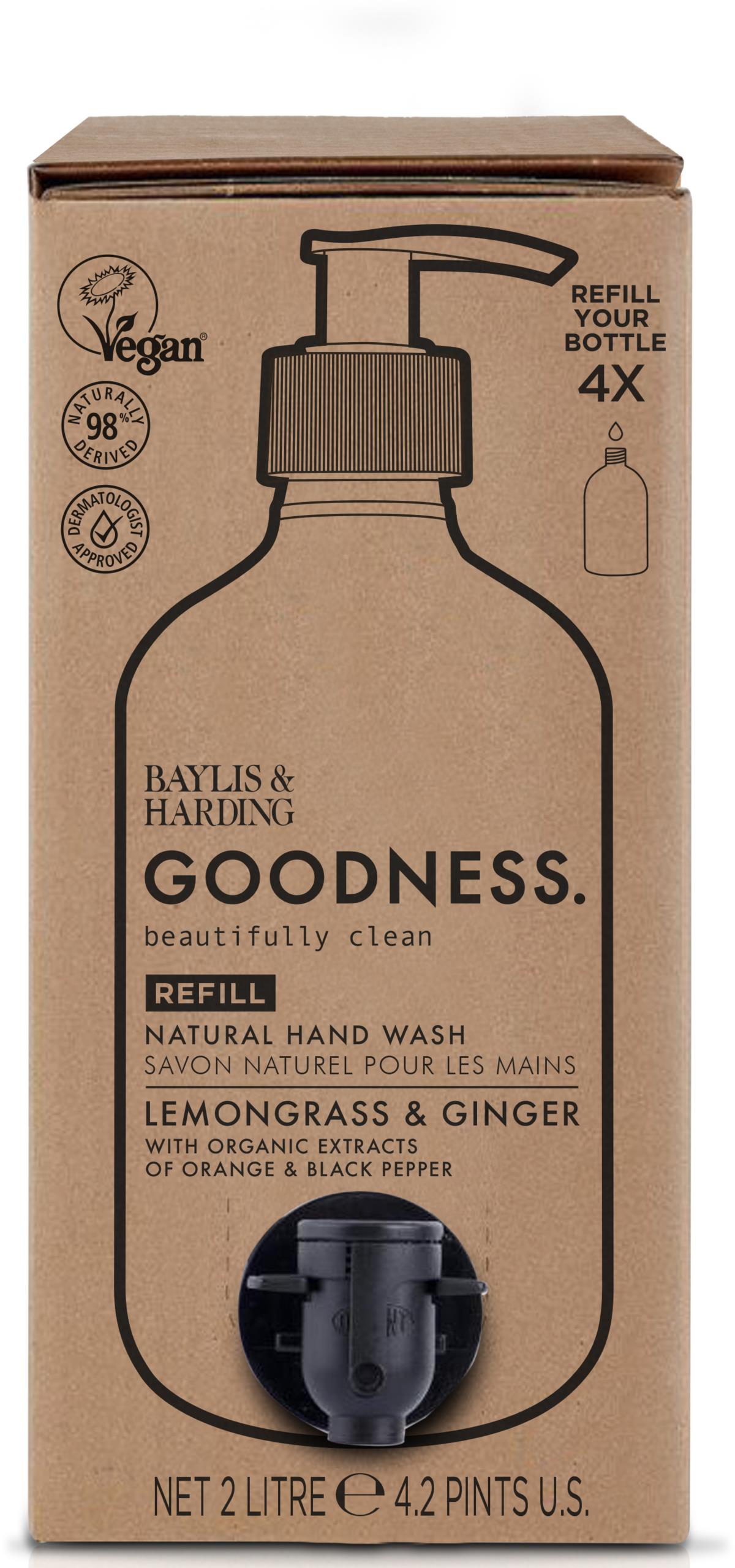 Baylis & Harding Goodness Lemongrass & Ginger Hand Wash Refill 2000 ml