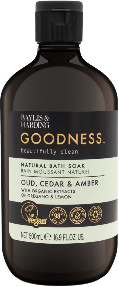 Baylis & Harding Goodness Oud, Cedar & Amber Bath Soak 500 ml
