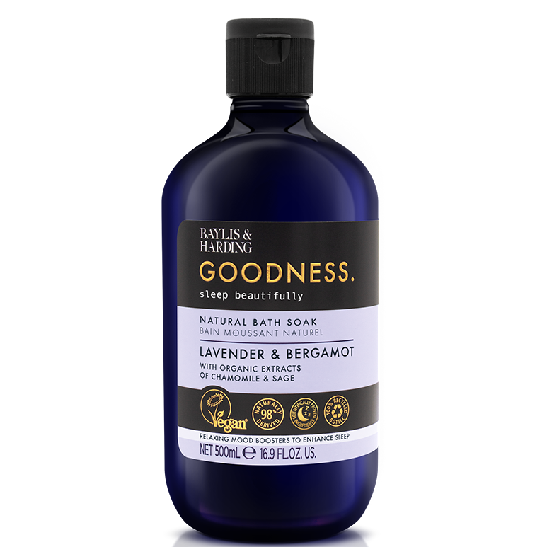 Läs mer om Baylis & Harding Goodness Sleep Lavender & Bergamot Bath Soak 500 ml