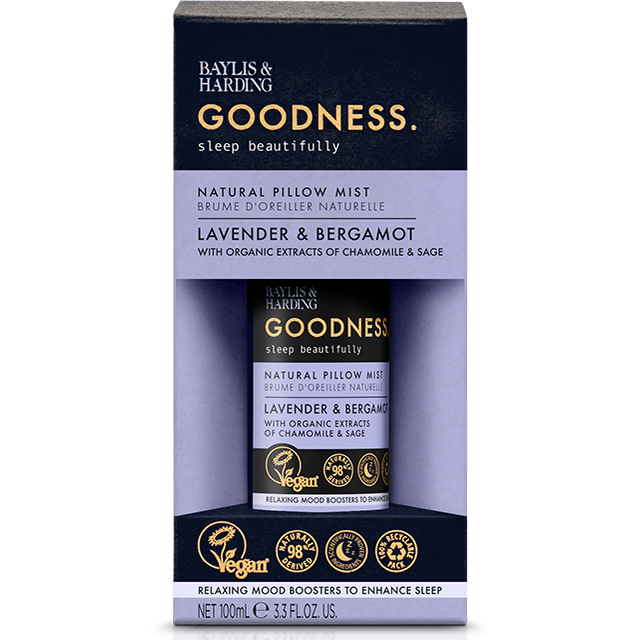 Alternativ bild 1 för Baylis & Harding Goodness Sleep Lavender & Bergamot Pillow Mist 100 ml