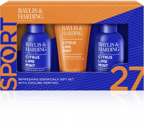 Baylis &amp; Harding Men`s Citrus, Lime &amp; Mint Travel Trio Gift Set | lyko.com