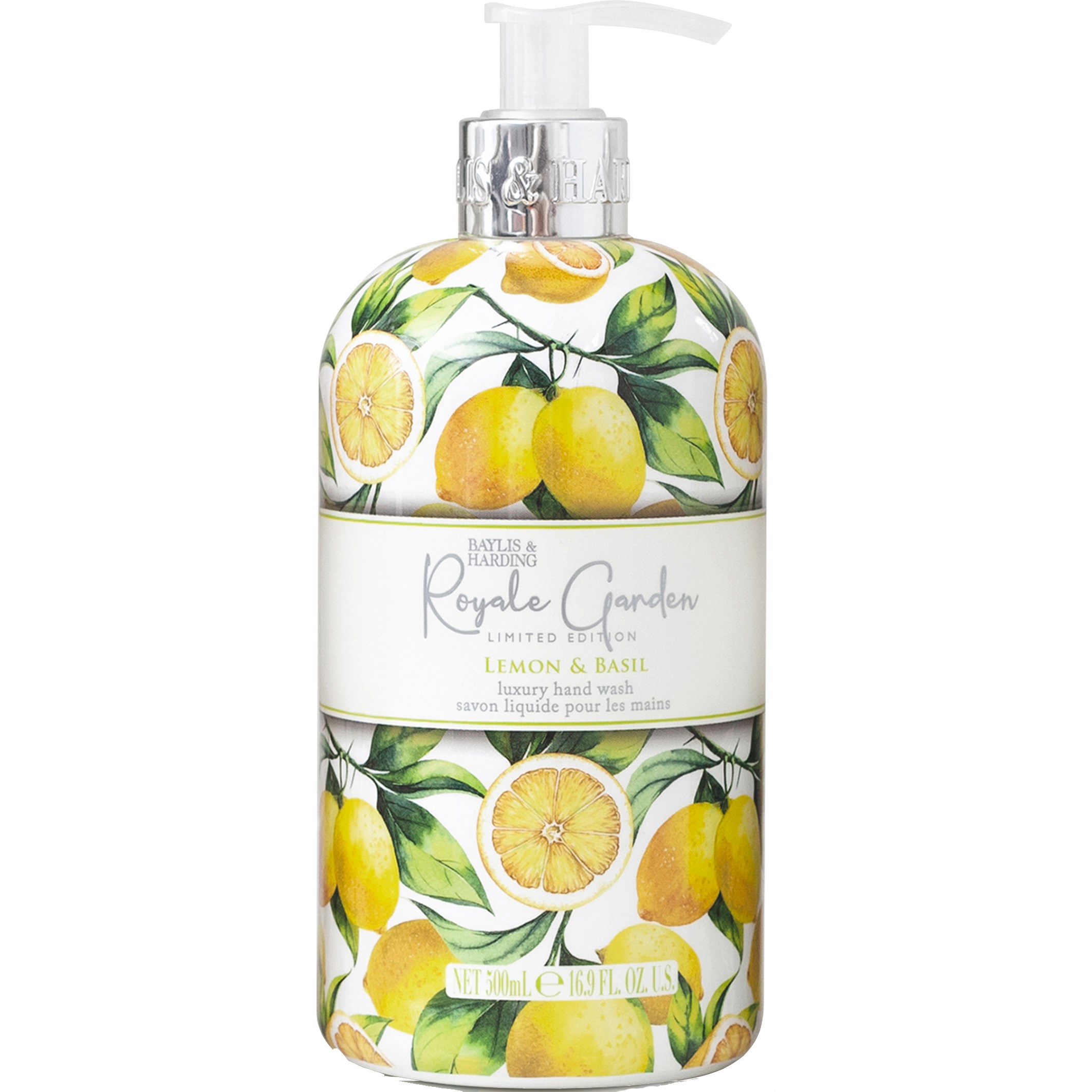Baylis & Harding Royale Garden Lemon & Basil Hand Wash 500ml - Mydło d