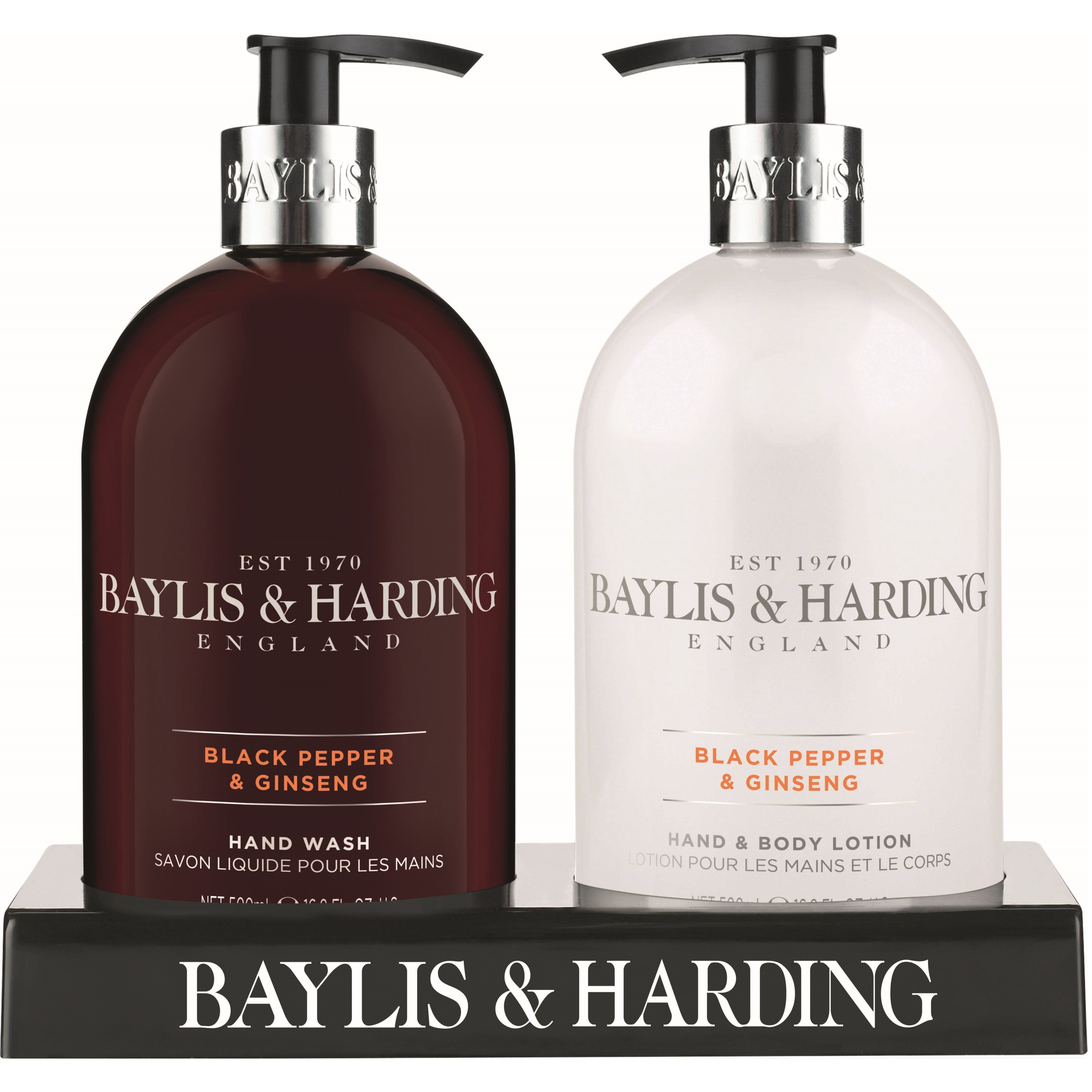 Baylis & Harding Signature Men’s Black Pepper & Ginseng 2 Bottle Set 1