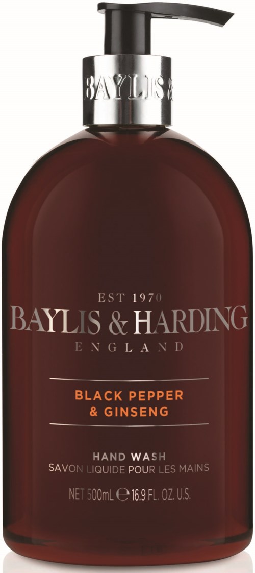 Baylis & Harding Signature Men's Black Pepper & Ginseng Hand Wash 500 ml
