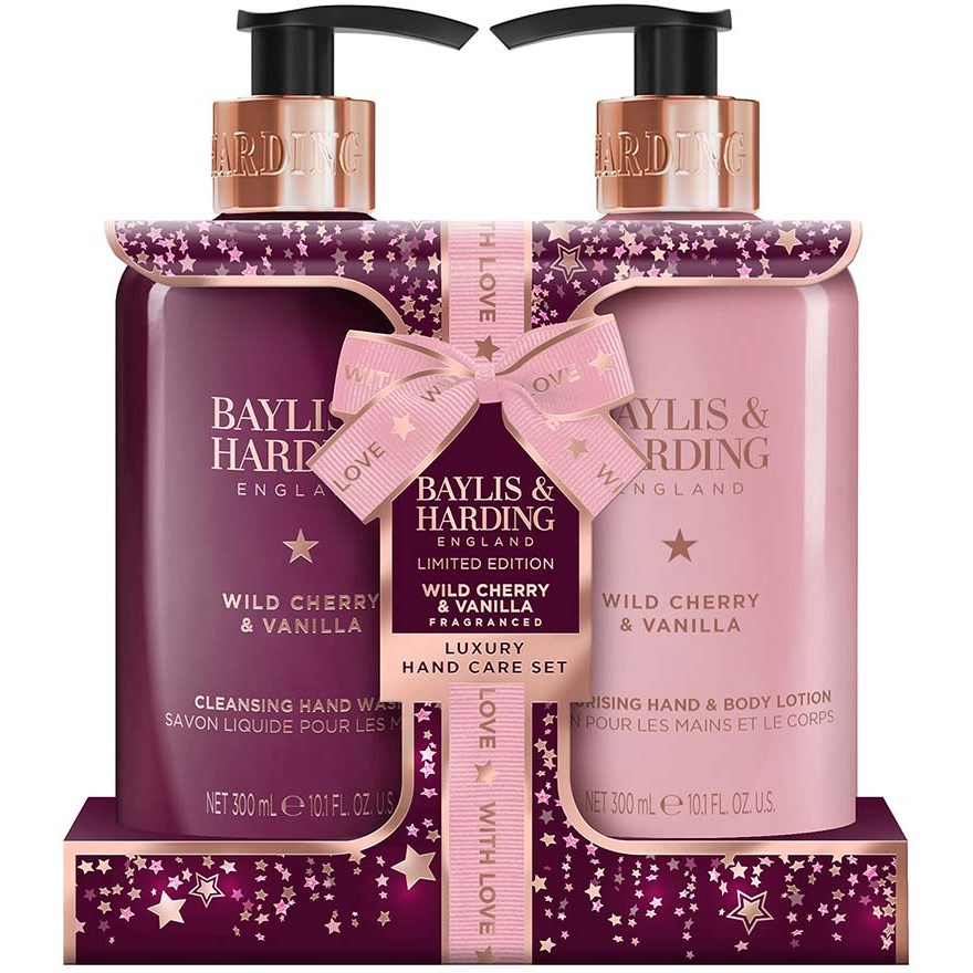 Baylis og Harding Wild Cherry og Vanilla Luxury Hand Care Gift Set