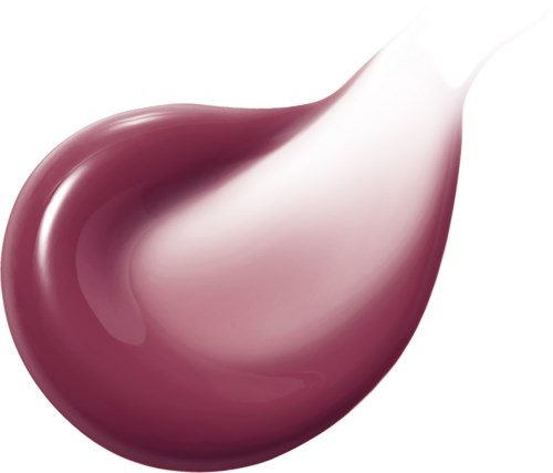 En droppformad virvel med en glänsande, slät yta i nyanser av rosa och vitt.