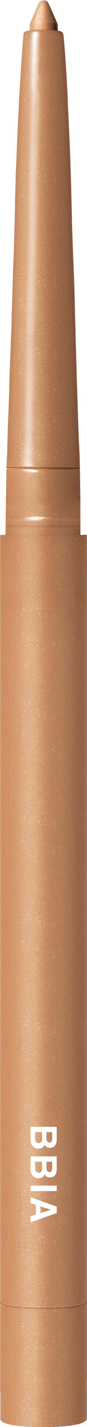 A brown eyebrow pencil with a pointed tip and the word 'BIBA' on it.