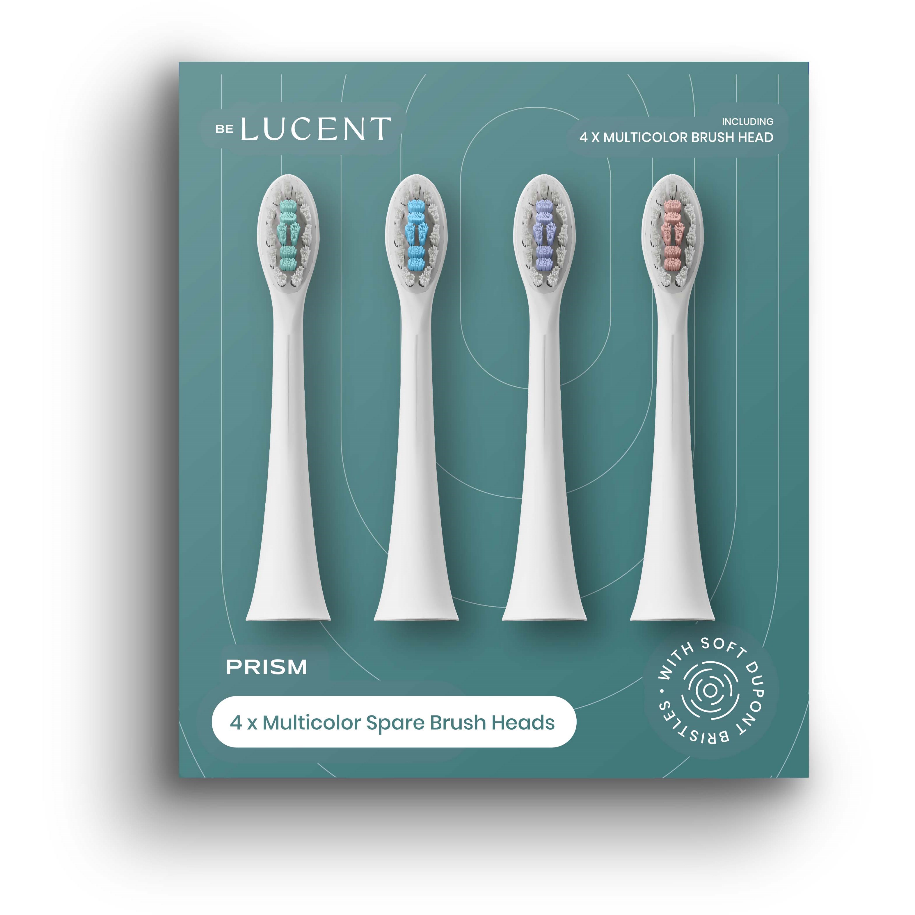 Prism Toothbrush Heads Multicolor