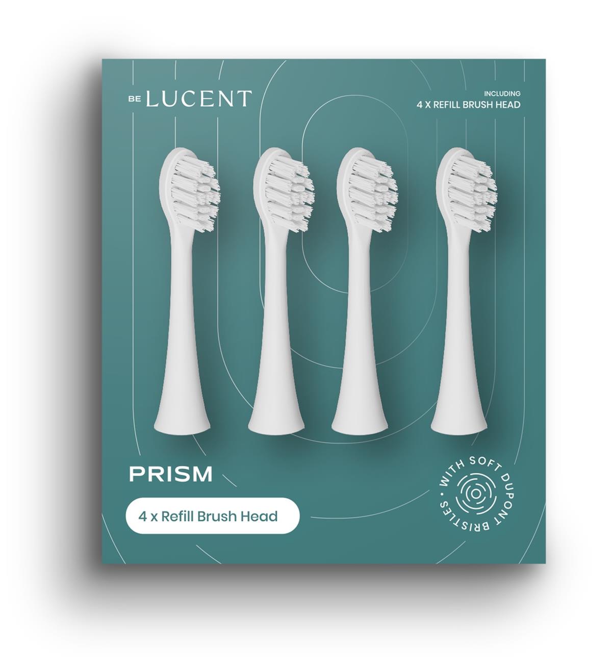 Be Lucent Prism Toothbrush Heads
