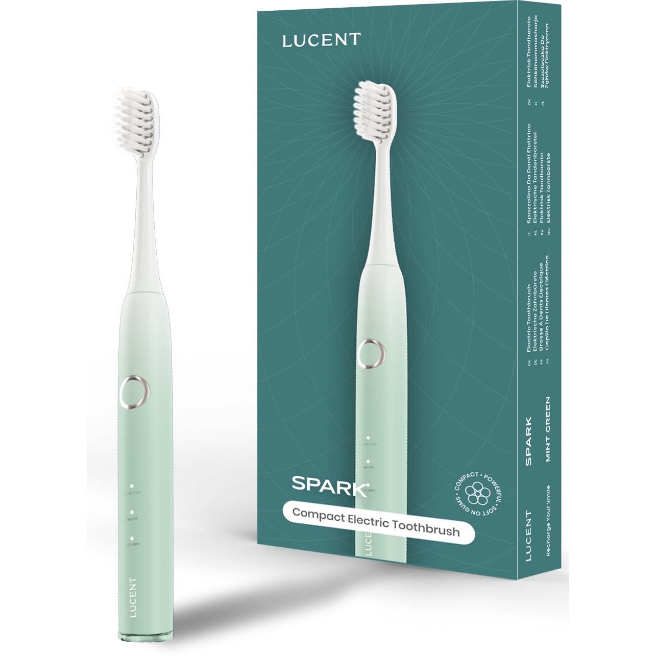 Be Lucent Spark Electric Sonic Toothbrush Mint Green