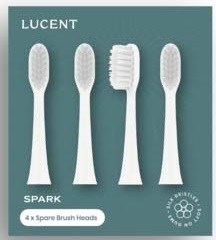 Be Lucent Spark Toothbrush Heads Refill White