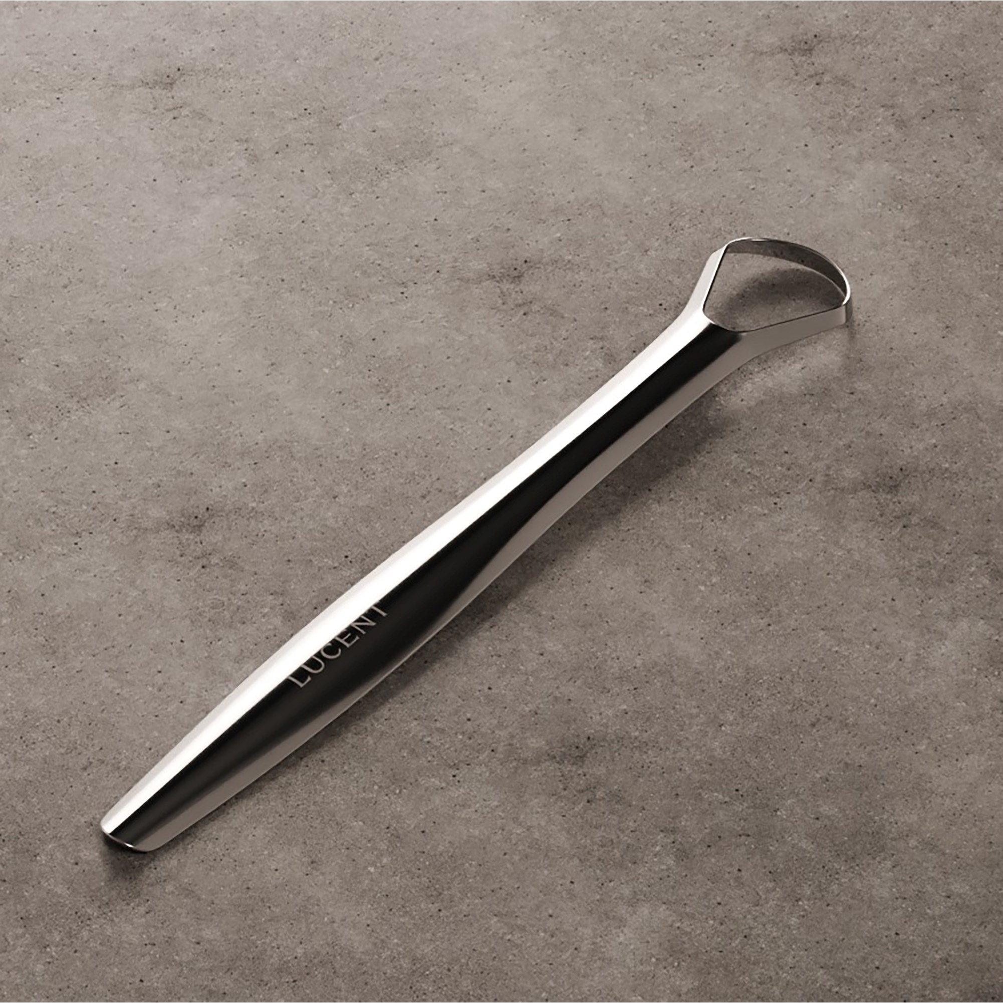 Be Lucent Stainless Steel Tongue Scraper (obrázok 4)