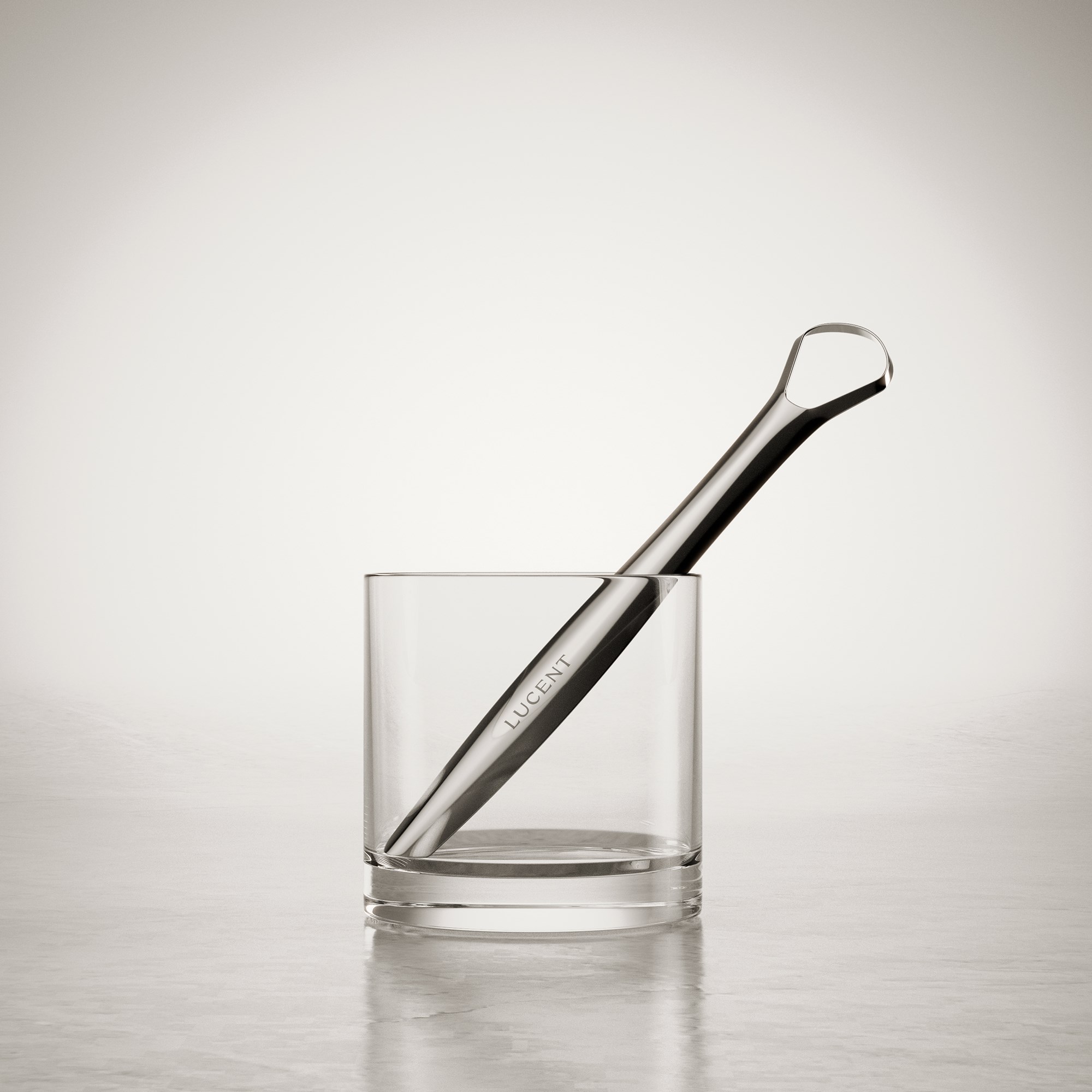 Be Lucent Stainless Steel Tongue Scraper (obrázok 5)