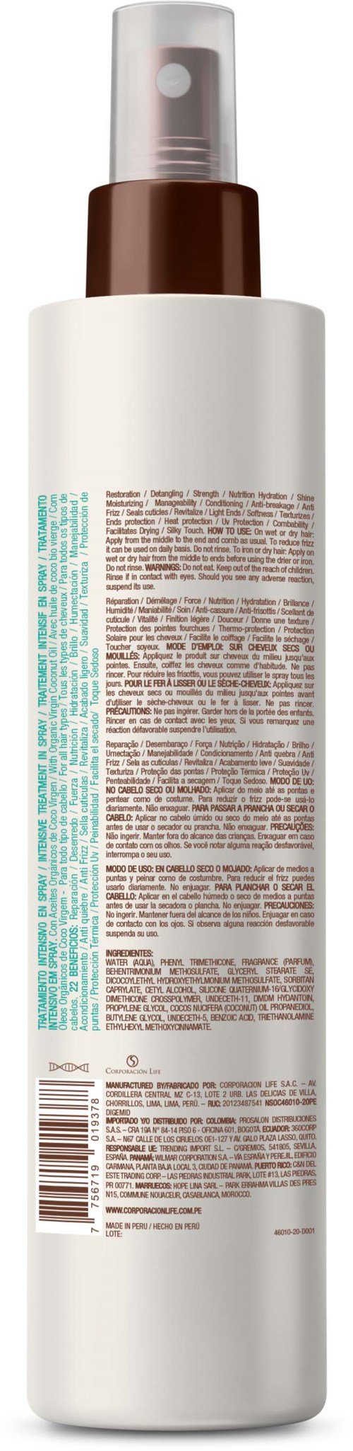 Be natural Virgin Coconut All In One  250 ml